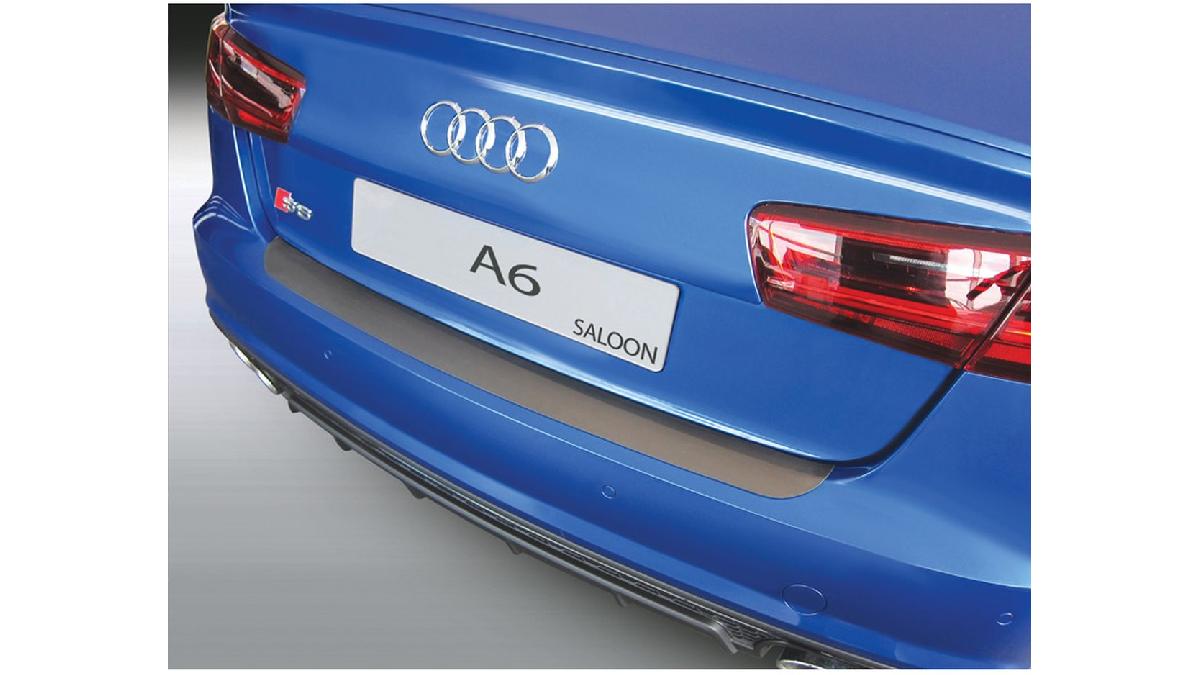 Protection+de+seuil+arri%C3%A8re+%28ABS%29+sur+mesure+pour+Audi+A6+Sedan+6%2F2016-5%2F2018+Noir